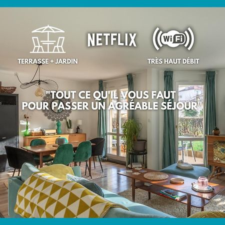 T3 Calme - Ideal Famille & Pros - Parking - Jardin - Wifi - Netflix Безансон Экстерьер фото
