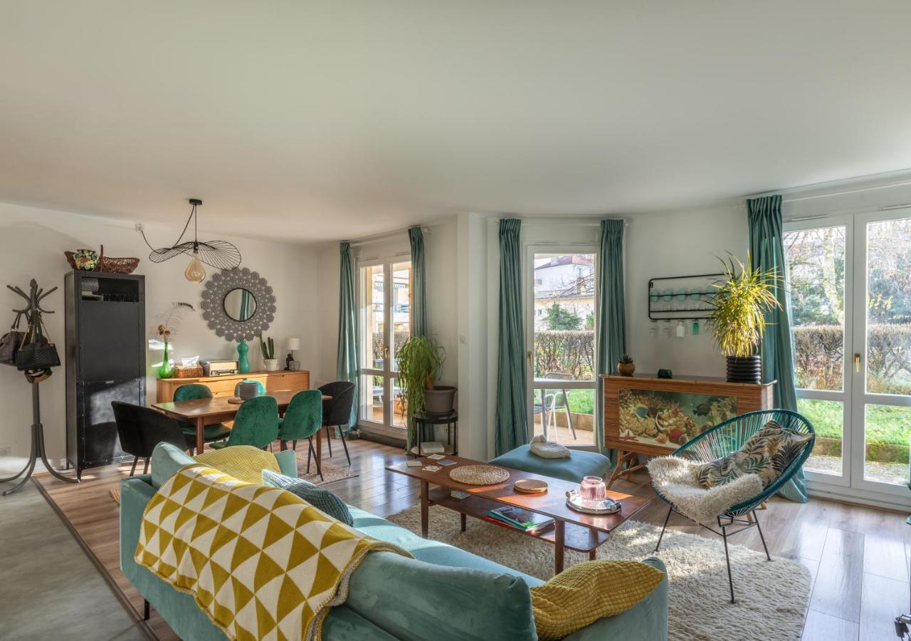 T3 Calme - Ideal Famille & Pros - Parking - Jardin - Wifi - Netflix Безансон Экстерьер фото